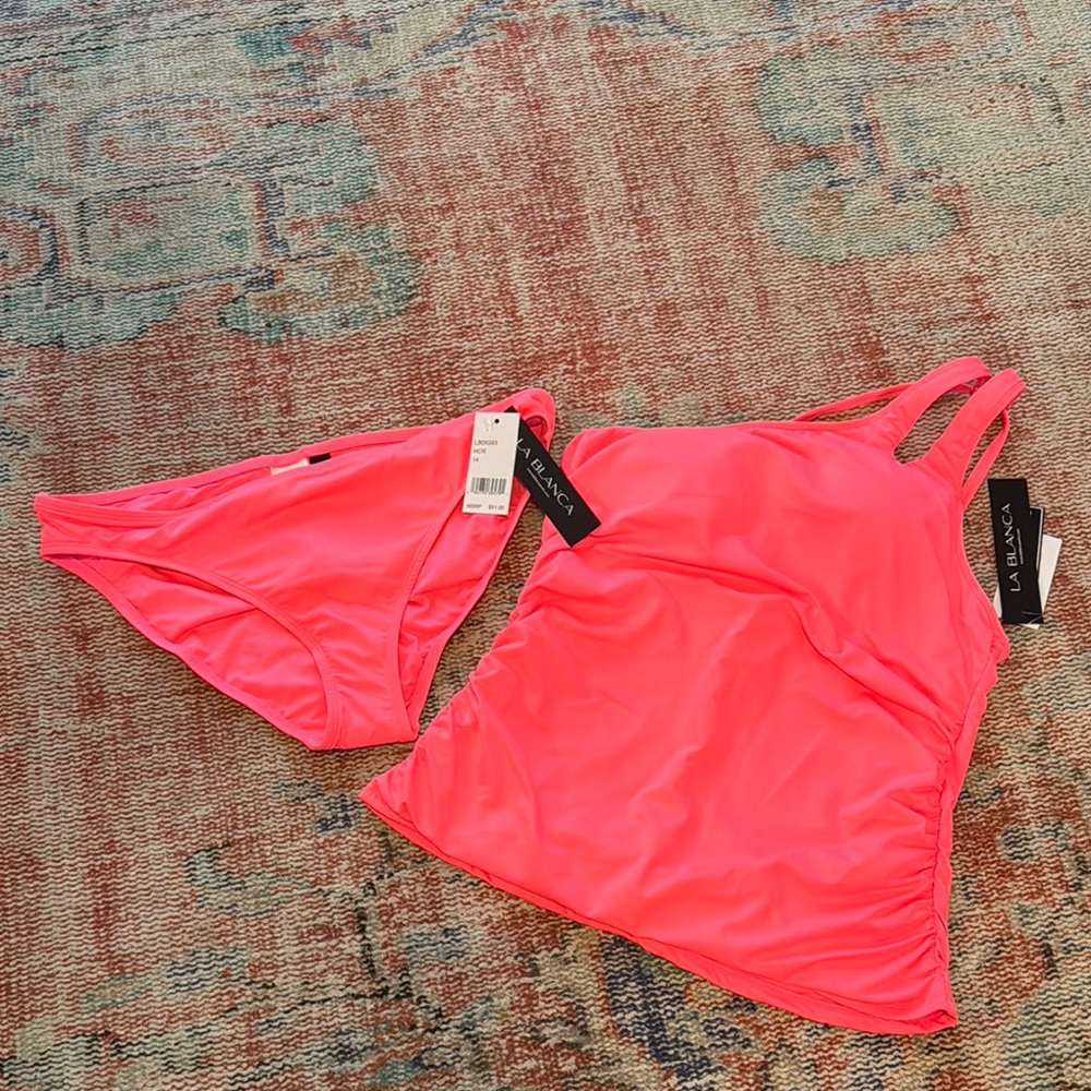 La Blanca tankini & bottoms